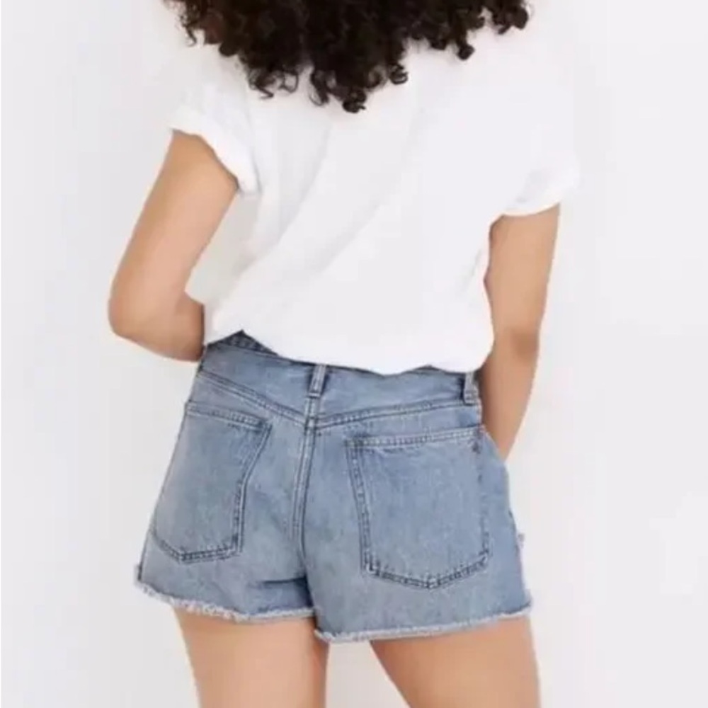 Madewell Blue Jean Shorts Relaxed Fit High-Waisted
